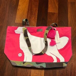 Simply Southern Retriever Canvas Tote, new